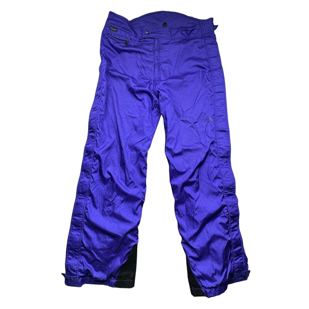 Vintage The North Face Gore-Tex Purple Ski Pants Mens XL Black Hybrid Sizing